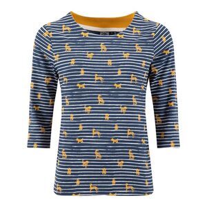 Weird Fish Womens/Ladies Rachel Printed Jersey T-Shirt / Ochre